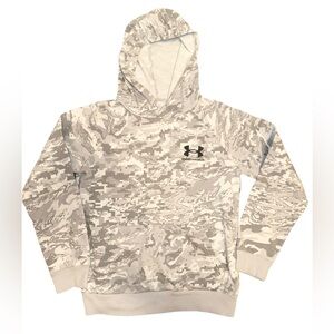 Under Armour Kids Digital Camo Hoodie - Gray and White
